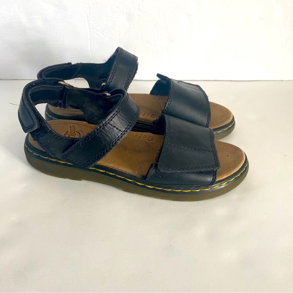 Dr. Martens | Shoes | Dr Martens Junior Romi Leather Velcro Sandals Size 5  | Poshmark